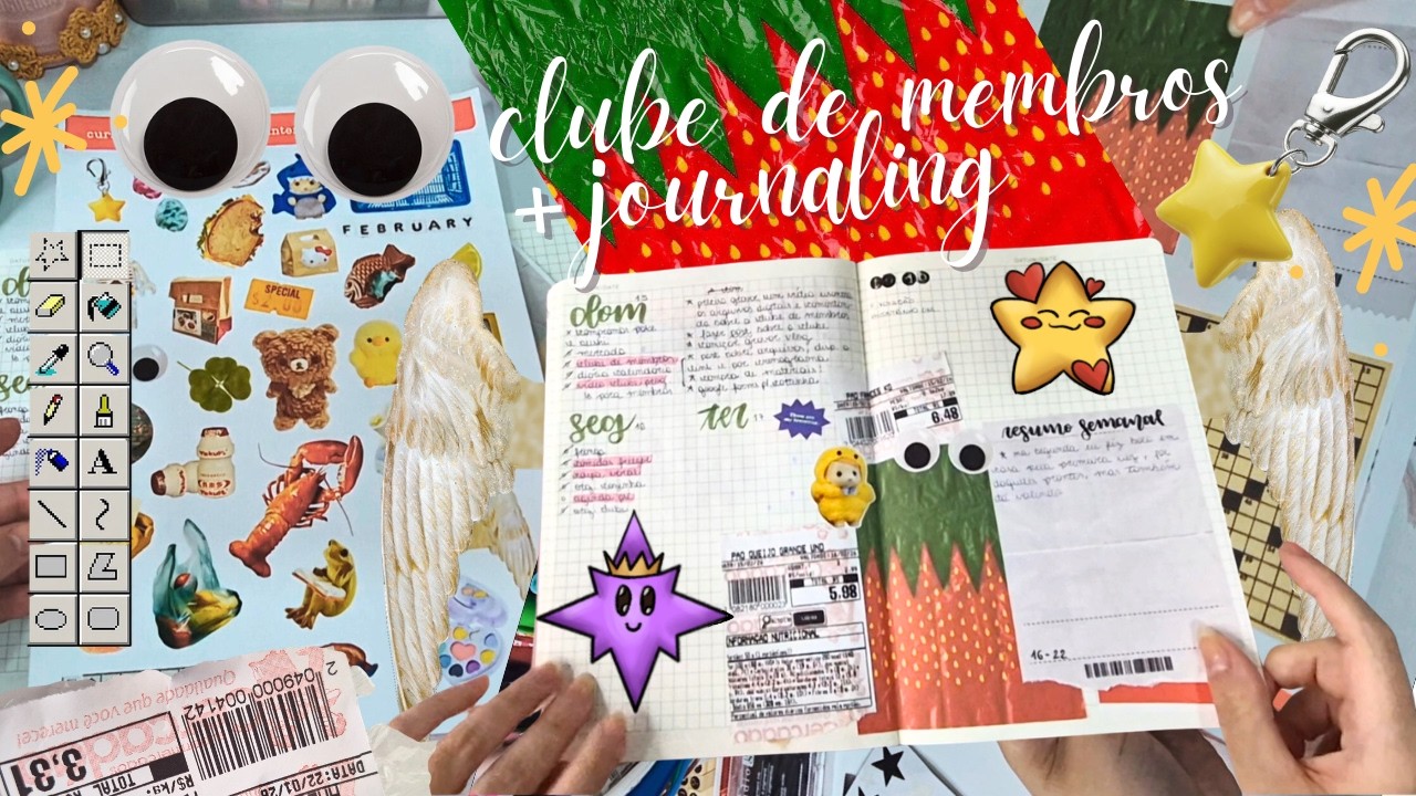 ✨ VEM PRO CLUBE DE MEMBROS ✨ penpal, encontrinho online, printable + journal with me