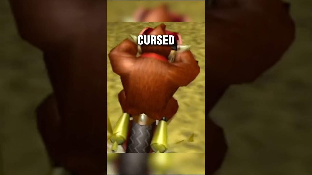 DK&rsquo;s CURSED design in MKW #marioart #secret #shorts