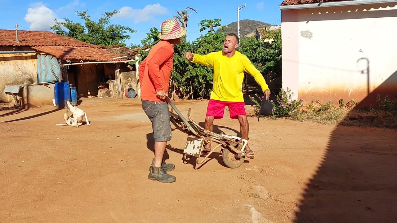 Bastidores  !! Seu  Mané é Seu Sérgio é A Dona Duceu vai cortar a fogueira de São Pedro  !!