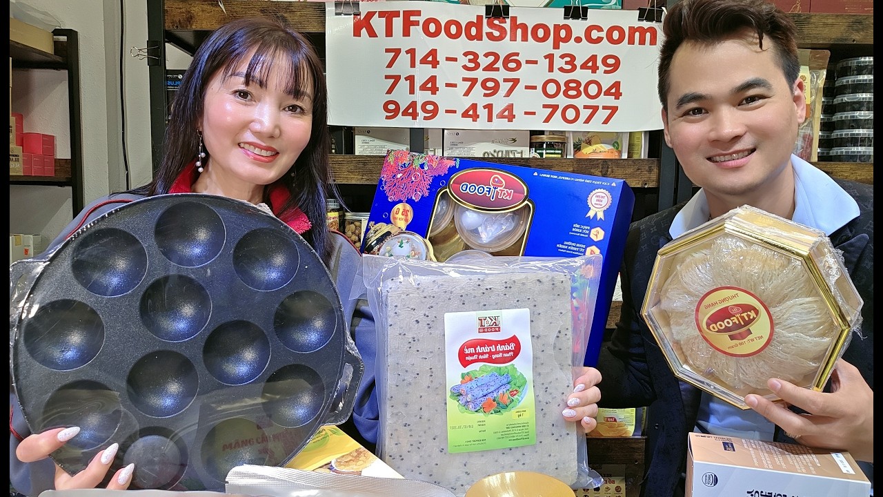 KT Food Livestream #30: Hàng Mới Về: Khuôn Bánh Khọt, Bánh Tráng Mè, Bánh Phòng Tôm, Me Dốt Cay