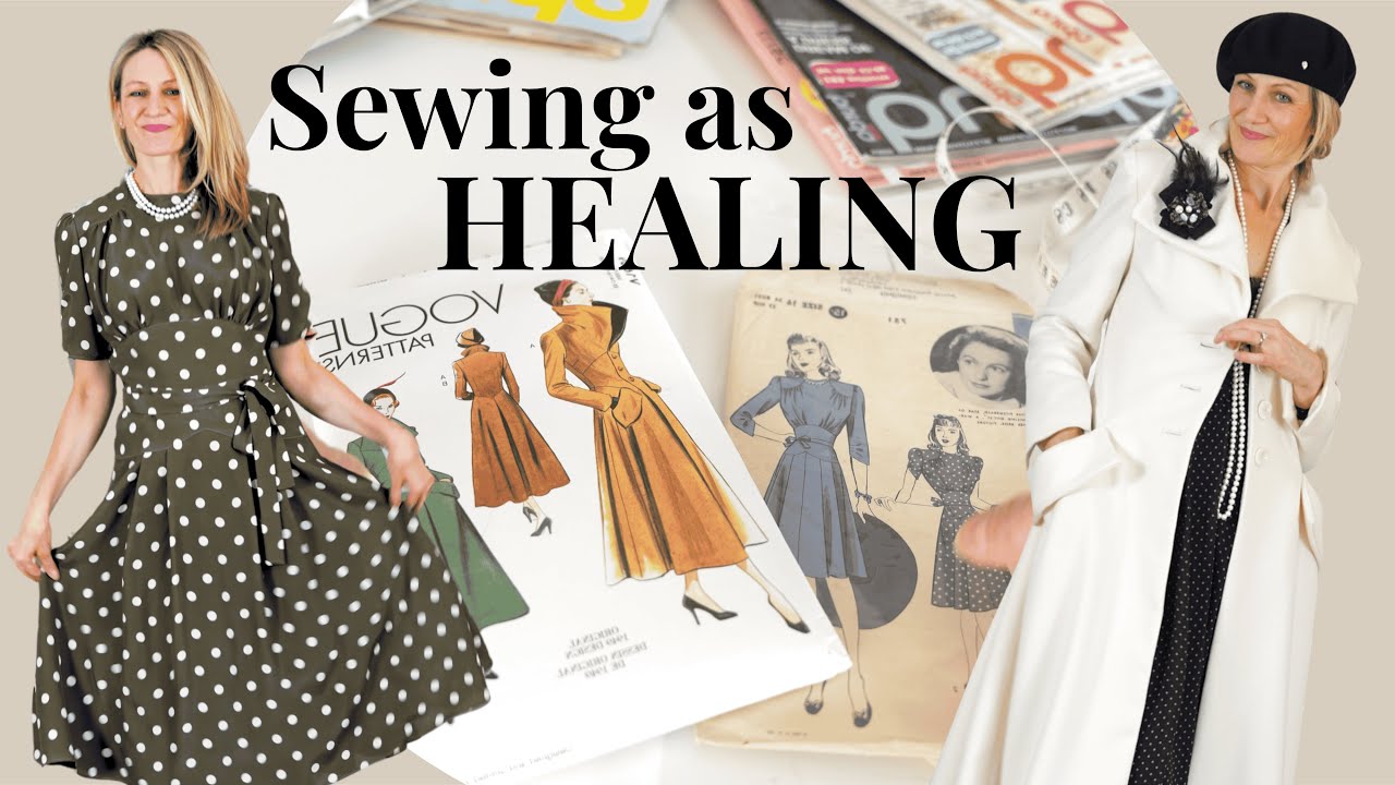 Sewing a 1940s Couture Coat & Dress | A Journey of Healing and Creativity