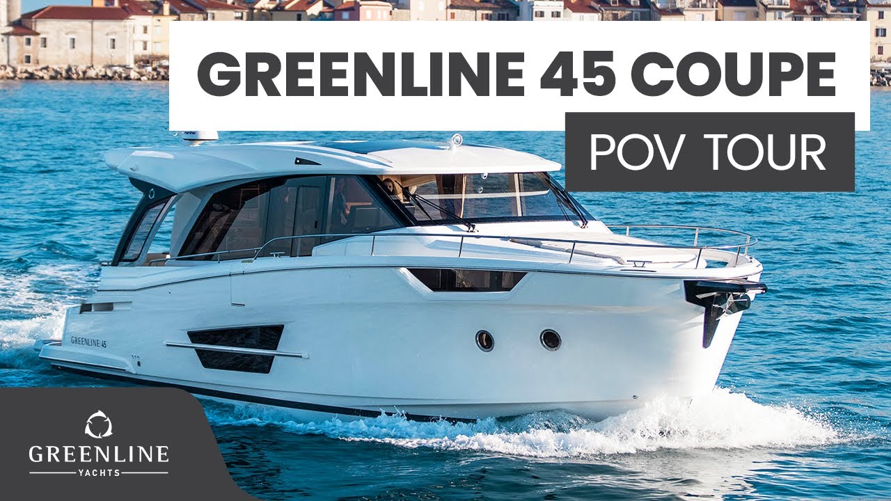 POV Hybrid Yacht Tour of the Solar Greenline 45 Coupe | Dusseldorf Boat Show 2024 | 4K & 60FPS