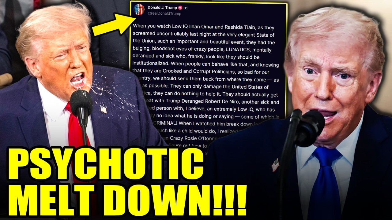 Trump Has Psychotic MELT DOWN As Americans ROAST His SOTU