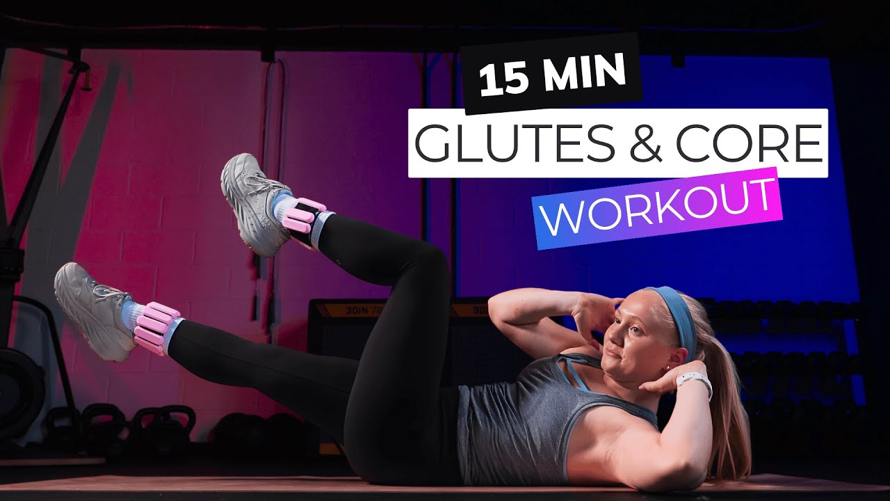 Tone Legs, Glutes & Core | 15 Minute Ankle Weight Routine