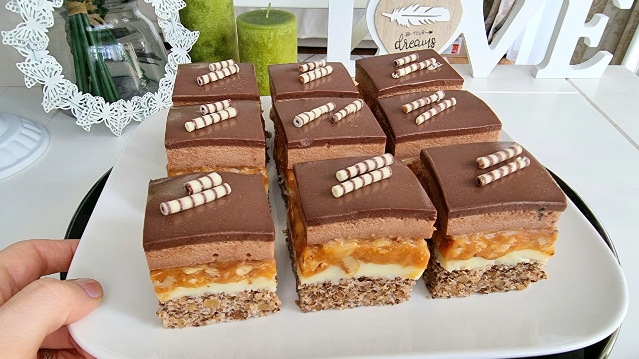 Prăjitura Snickers cu cremă Noisette - un plus de finețe și savoare de neuitat  | (eng subt)