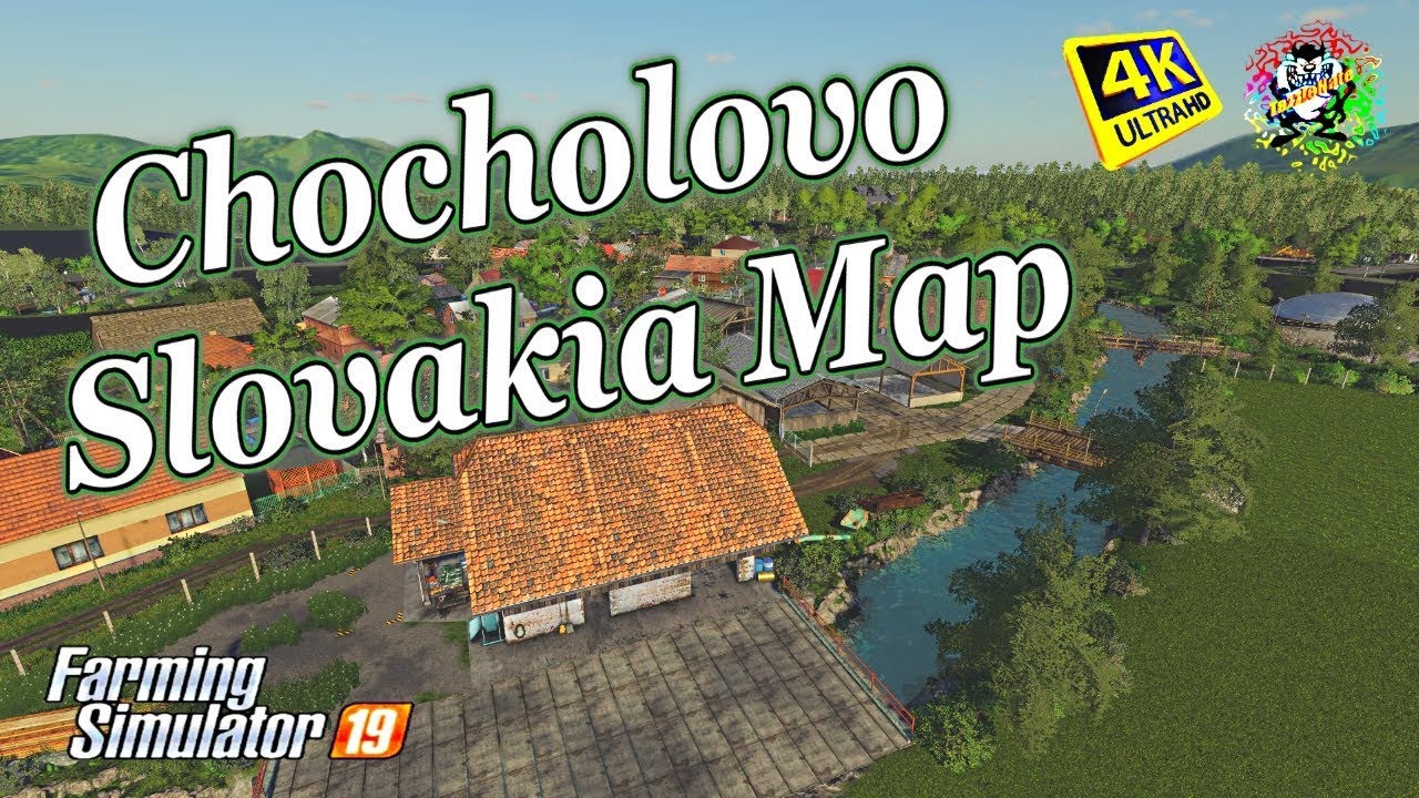💖 Chocholovo Slovakia Map in 4K Resolution on Fs19