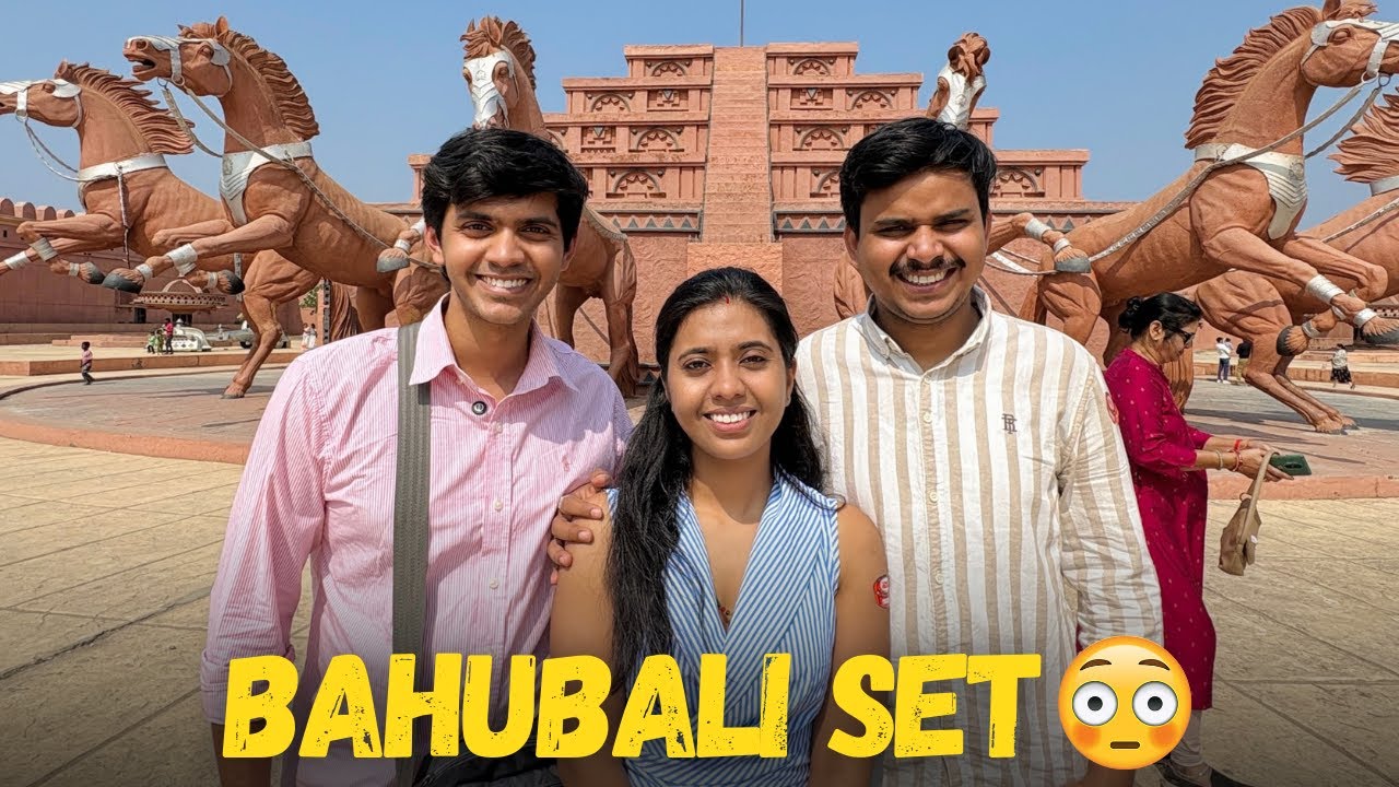 Bahubali Movie Set at Ramoji Film City 😍🎬 | Full Tour