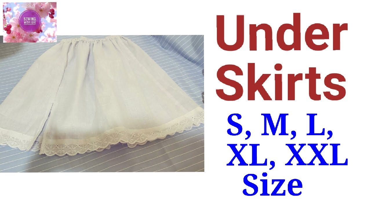 යට සාය මසමු | how to sew under skirt step by step | Under skirt | Sewing with Ishi