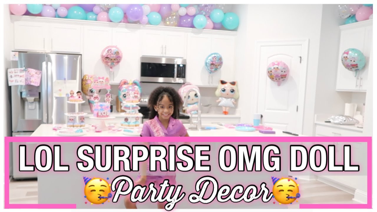 DIY LOL SURPRISE OMG DOLL PARTY | OMG DOLLS | LYNN'S 9TH BIRTHDAY PARTY VLOG | LOL SURPRISE PARTY