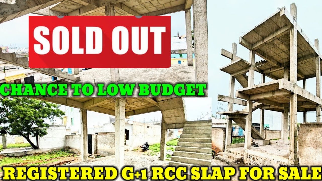 Chance To Low Budget Registered 50 Sq G+1 Rcc Slap For Sale in Hyderabad Borewell Water 💦 Available