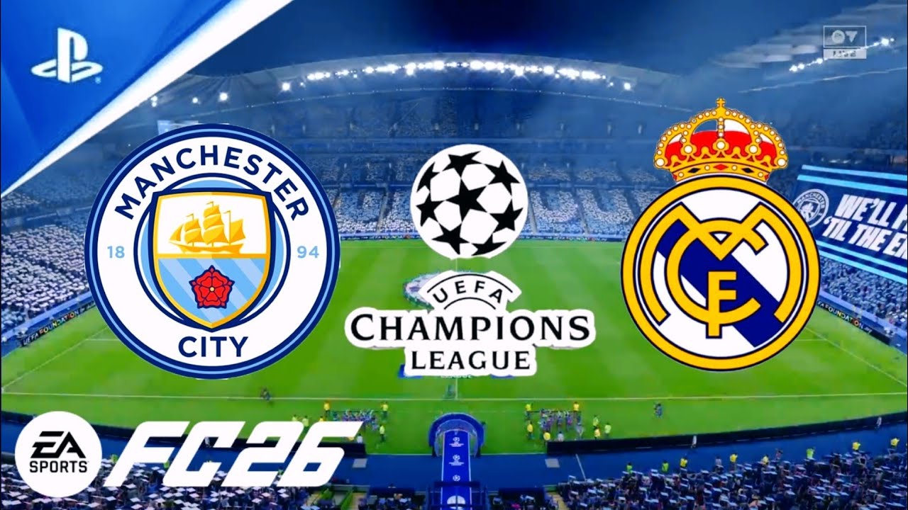 Manchester city vs Real Madrid UEFA champions league FC 26