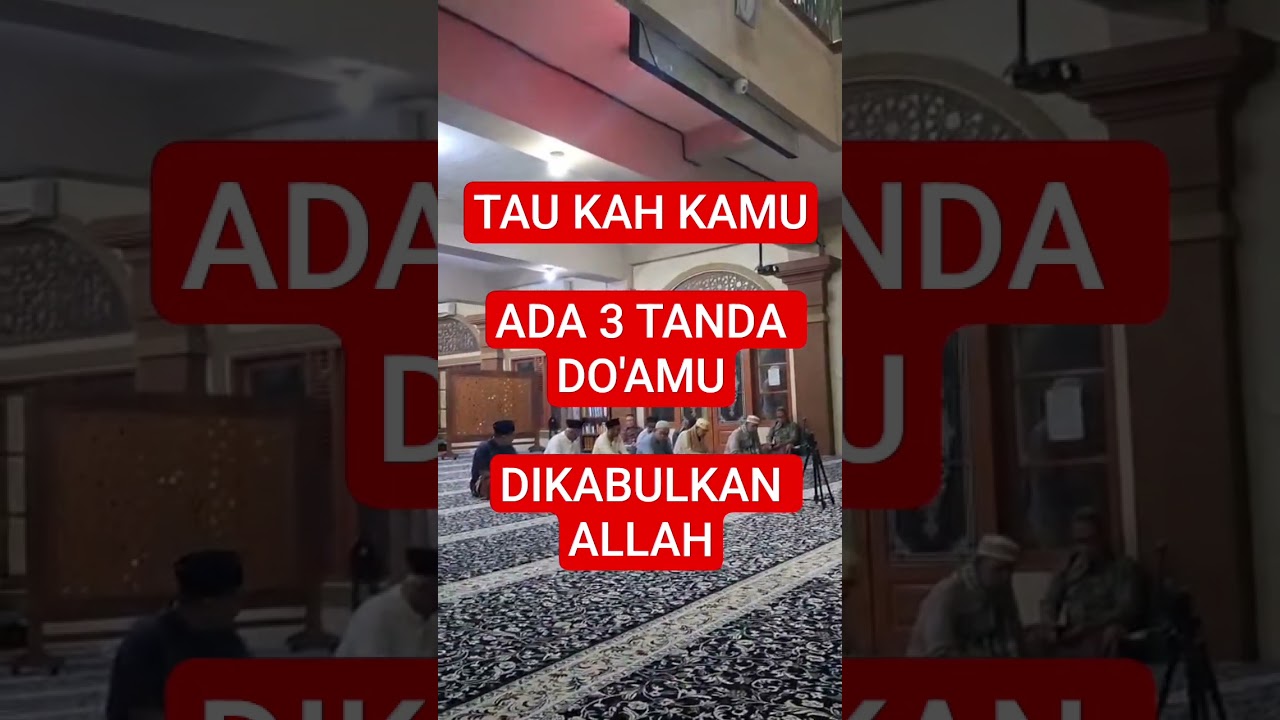 INI 3 TANDA DO'AMU DIKABULKAN..