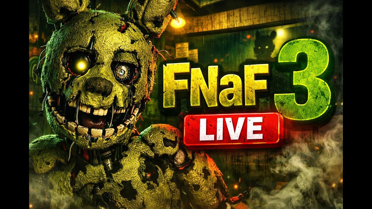 Gram drugi raz w fnaf 3 i gadam z widzami