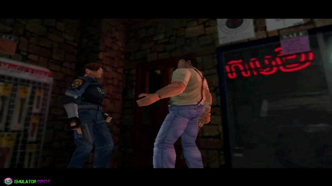 Resident Evil 2  - Gameplay Sony Playstation PS1 HD 1080p (ePSXe)