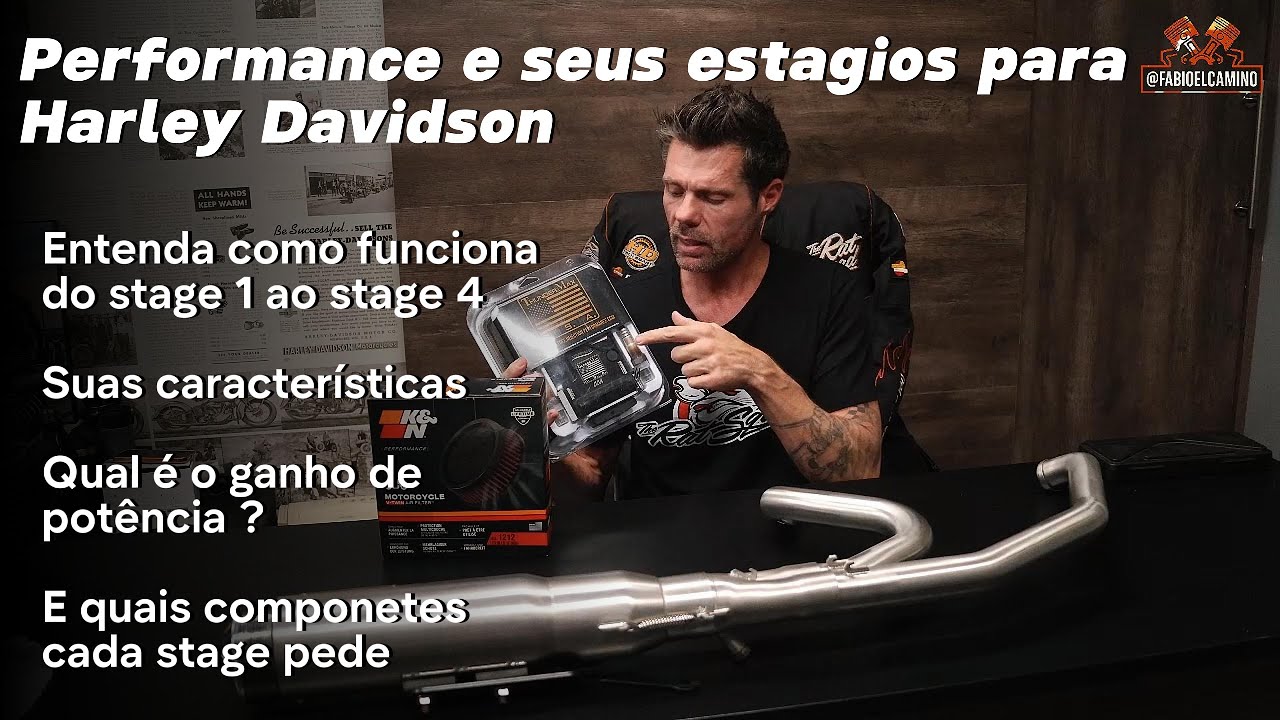 Performance e Seus estágios para Harley Davidson enteda como e projetado os principais stages