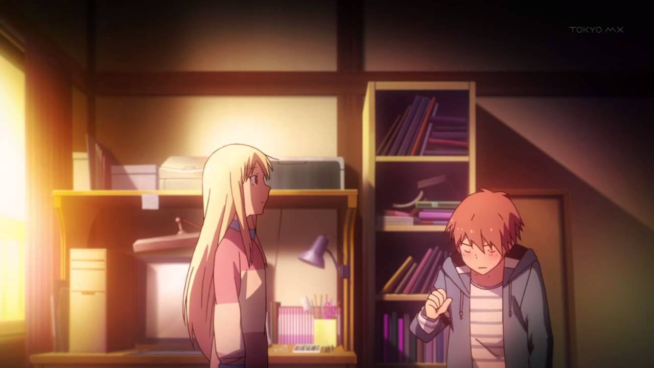 Sakurasou no Pet na Kanojo EP24 - Mashiro and Sorata Kiss Scene