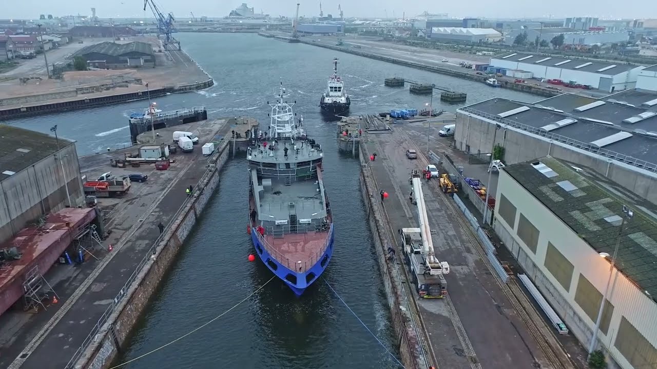Port de Calais - Forme de radoub - 13 mai 2023