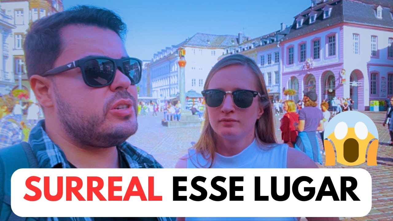 FICAMOS CHOCADOS COM ESSA CIDADE NA ALEMANHA