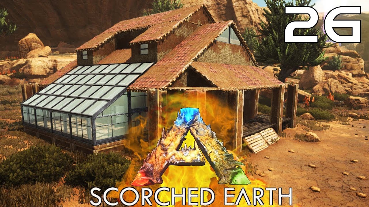 🔥 ARK Survival Evolved (Scorched Earth DLC) [#26] NOWY DOMEK! LEPSZE WNĘTRZE? Upiększamy DOMEK!