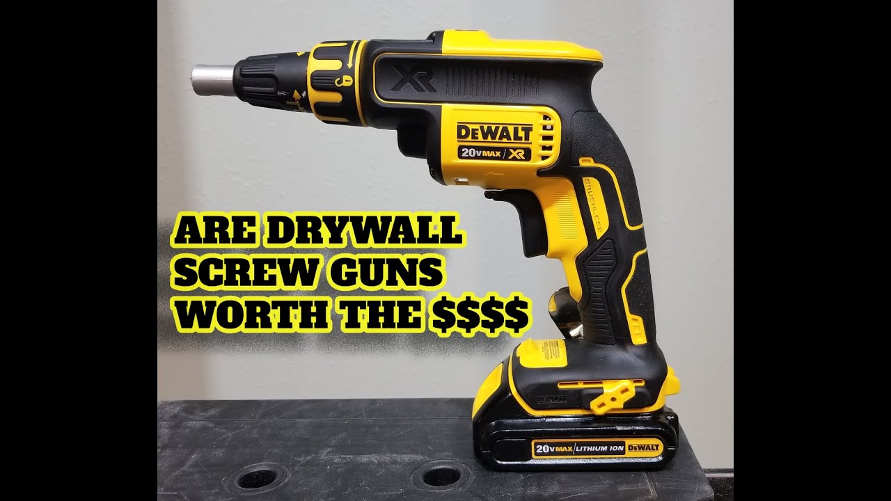 DeWALT Drywall Screw Gun Unboxing and First Impressions Test