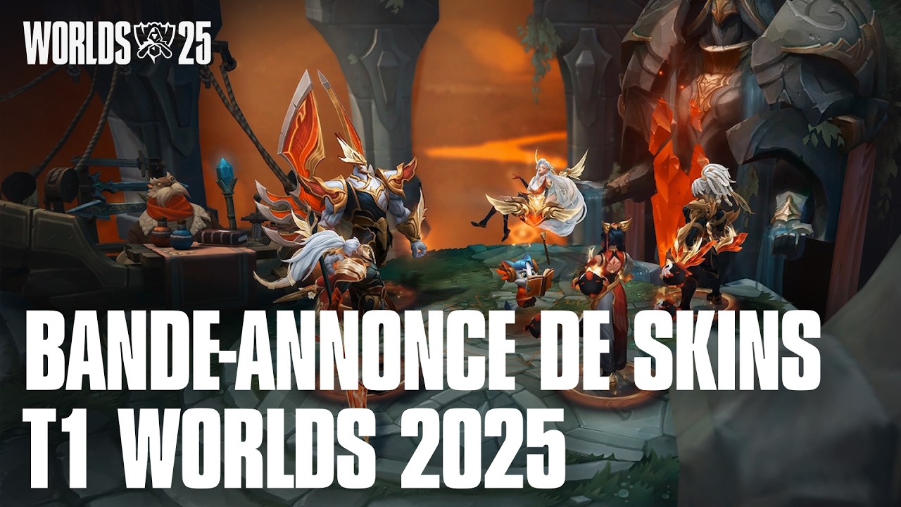 T1 Transfigur&eacute;s : Worlds 2025 | Bande-annonce de skins officielle - League of Legends