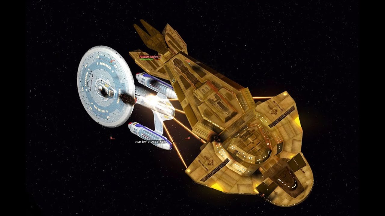 Star Trek Bridge Commander: Dominion War Keldon in action