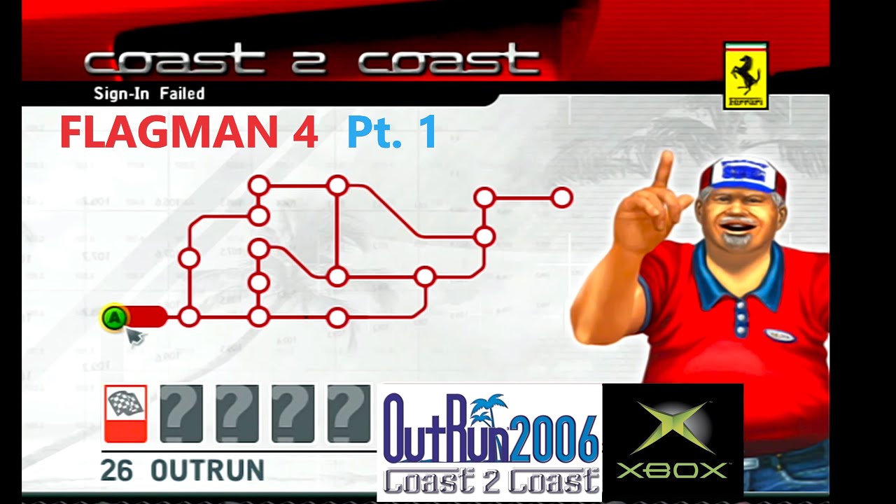 OutRun 2006: Coast 2 Coast (Flagman 4-1) [Xbox]