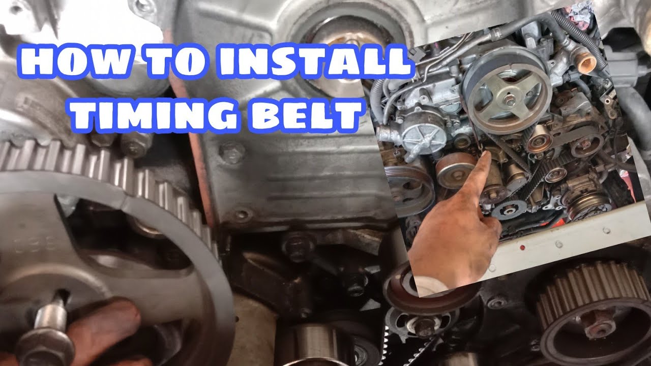 HOW TO REPLACE TIMING BELT MONTERO SPORTS