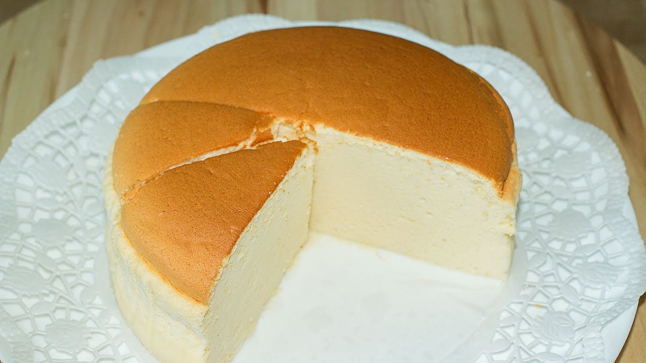 Japanese Souffle Cheesecake Super Fluffy & Jiggly