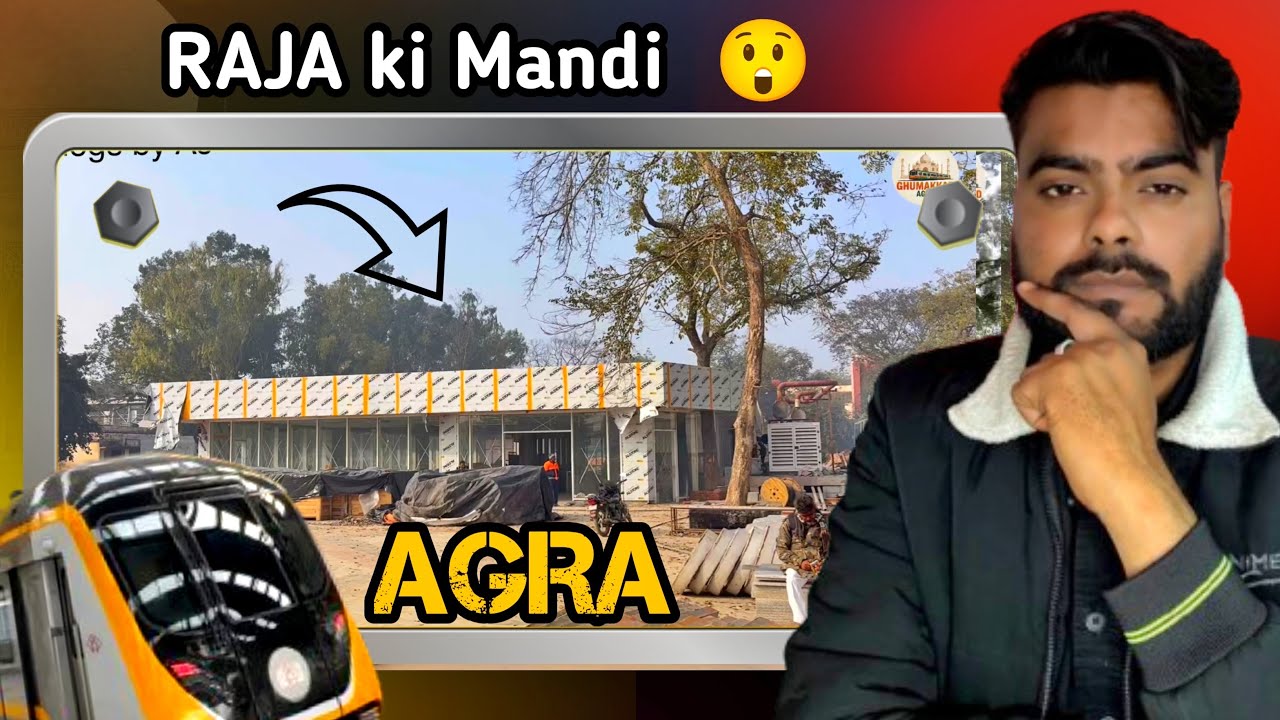 Agra Metro #38 Raja Ki Mandi Metro Station 😳 #ghumakkad_agra 