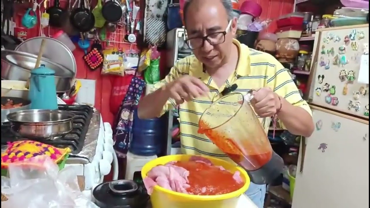 Preparando cecina enchilada en casa (EL SAZON DE TONY)  