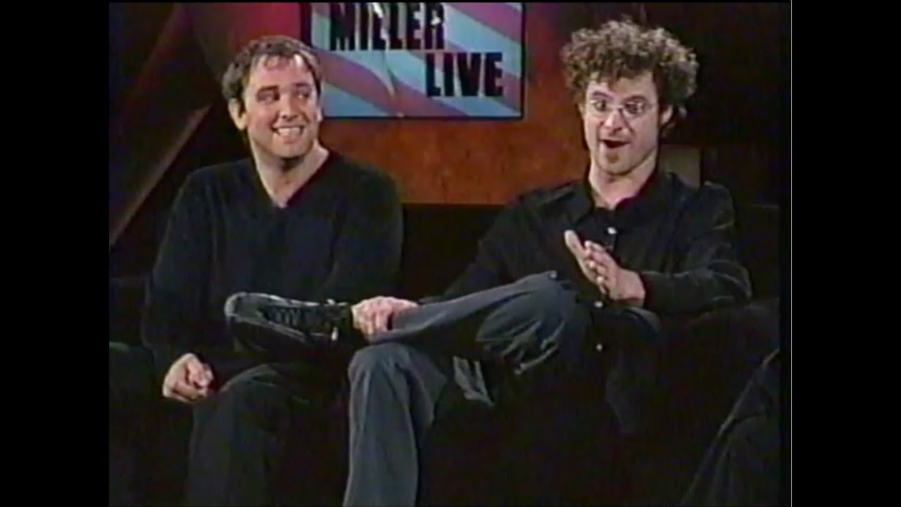 Trey Parker and Matt Stone on Dennis Miller Live (That's My Bush 2001)