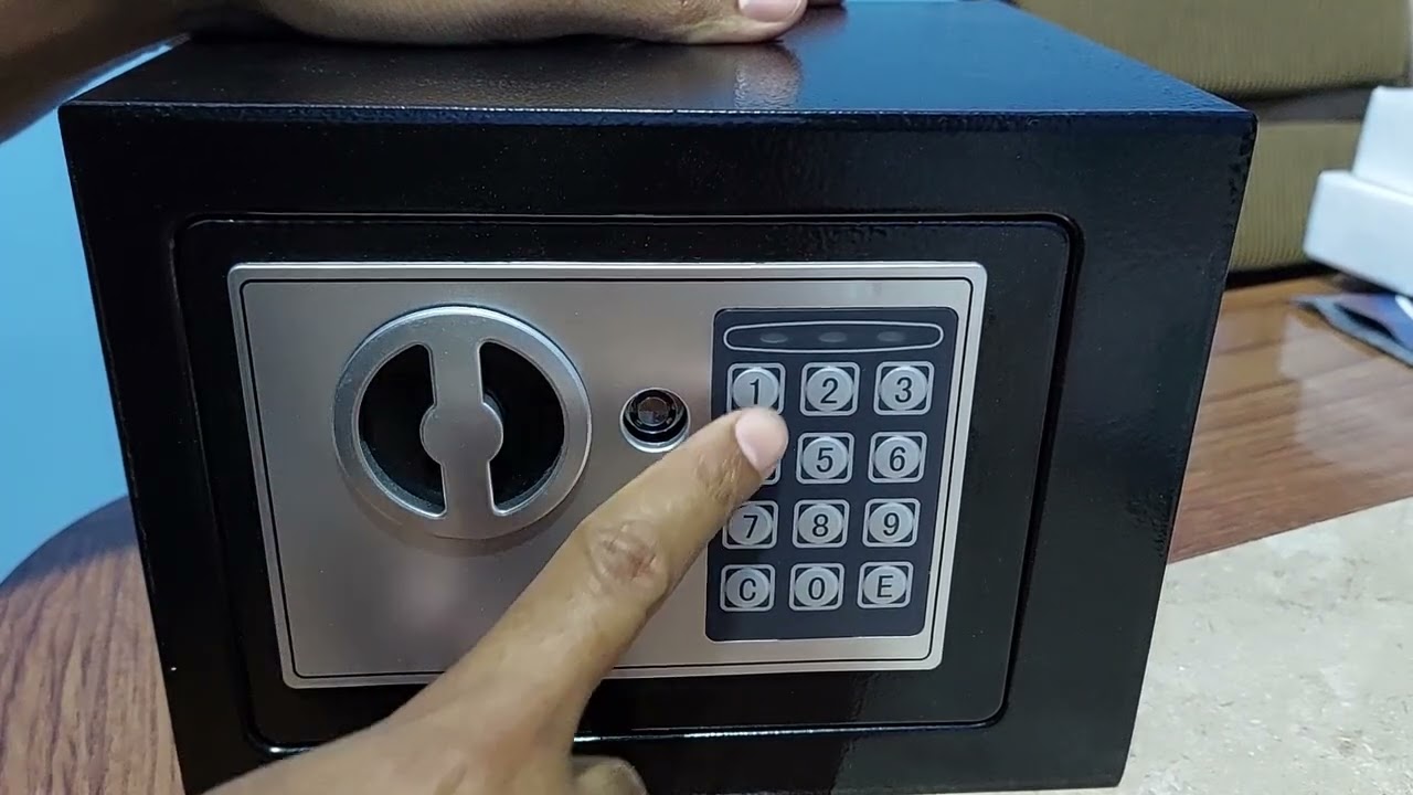 caja fuerte safe box con con contrase&ntilde;a password