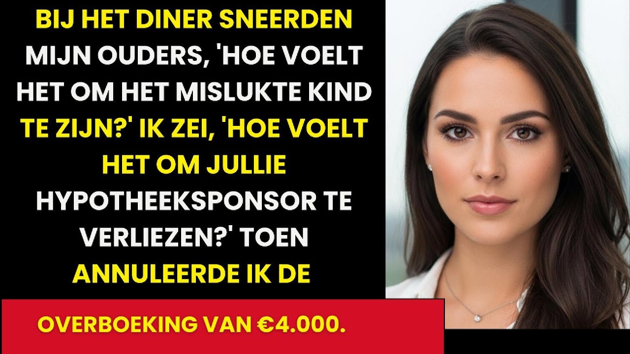 Ouders Sneerden: 'Hoe Voelt het om NUTTELOOS te zijn?' Haar Reactie Kostte hen ALLES.