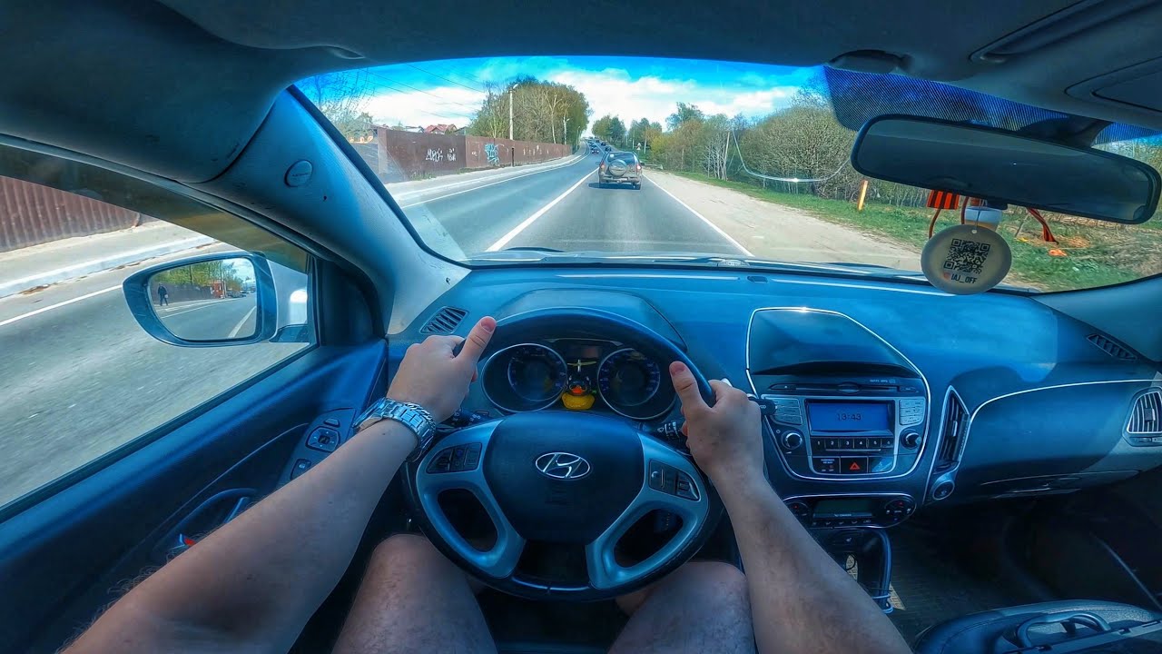 ЗА РУЛЕМ / HYUNDAI IX35 [2.0 150л.с] 🇰🇷 / POV TEST DRIVE / ТЕСТ ДРАЙВ ОТ ПЕРВОГО ЛИЦА