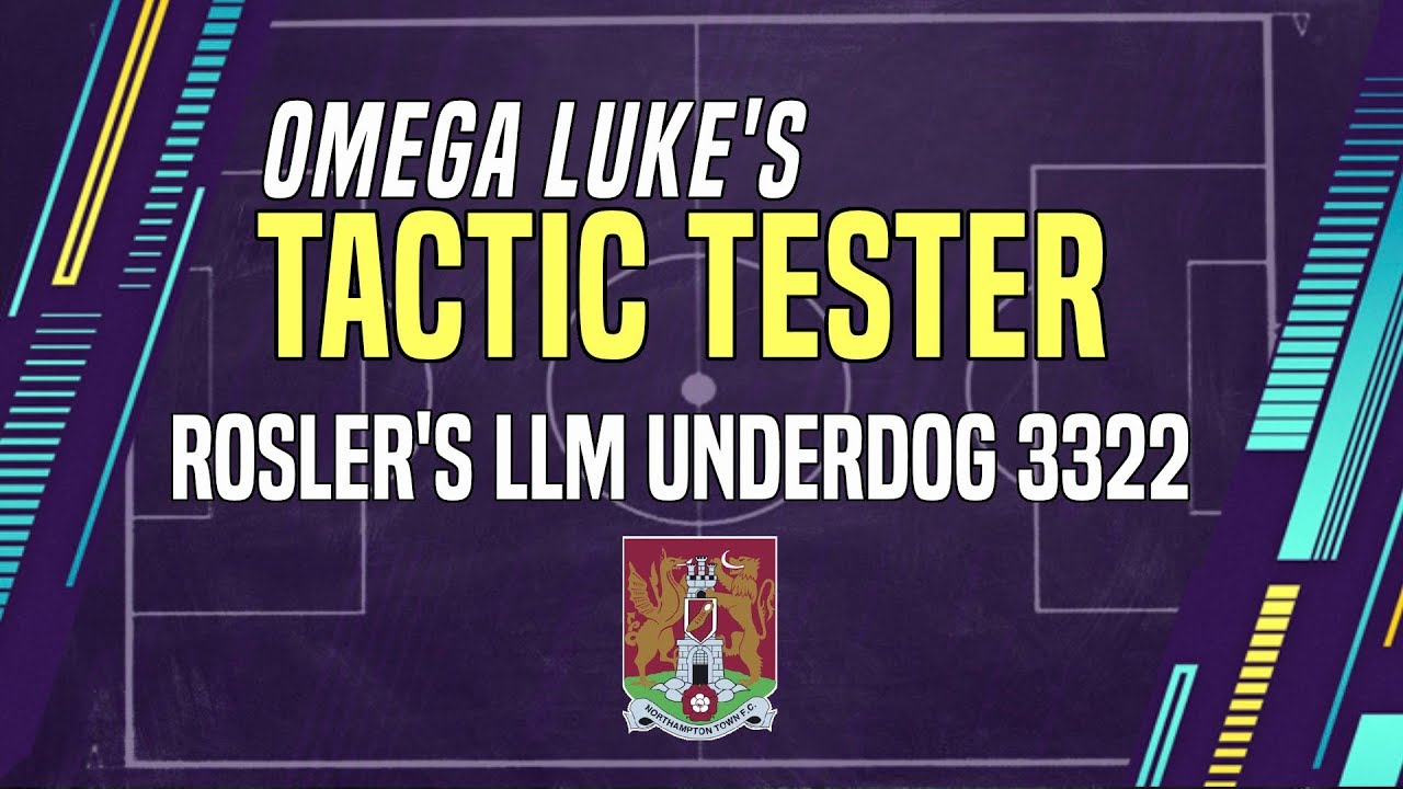 FM20 Tactic Tester #2 | Rosler's Underdog Lower League 3-3-2-2 Tactic | Northampton Town