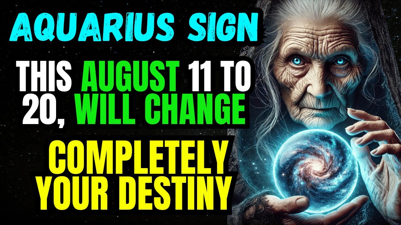 😱 AQUARIUS: AUGUST 2024 IS THE END OF THE SHADOWS IS LUCK REALLY ON YOUR SIDE? YES, IT IS! 🍀🤞