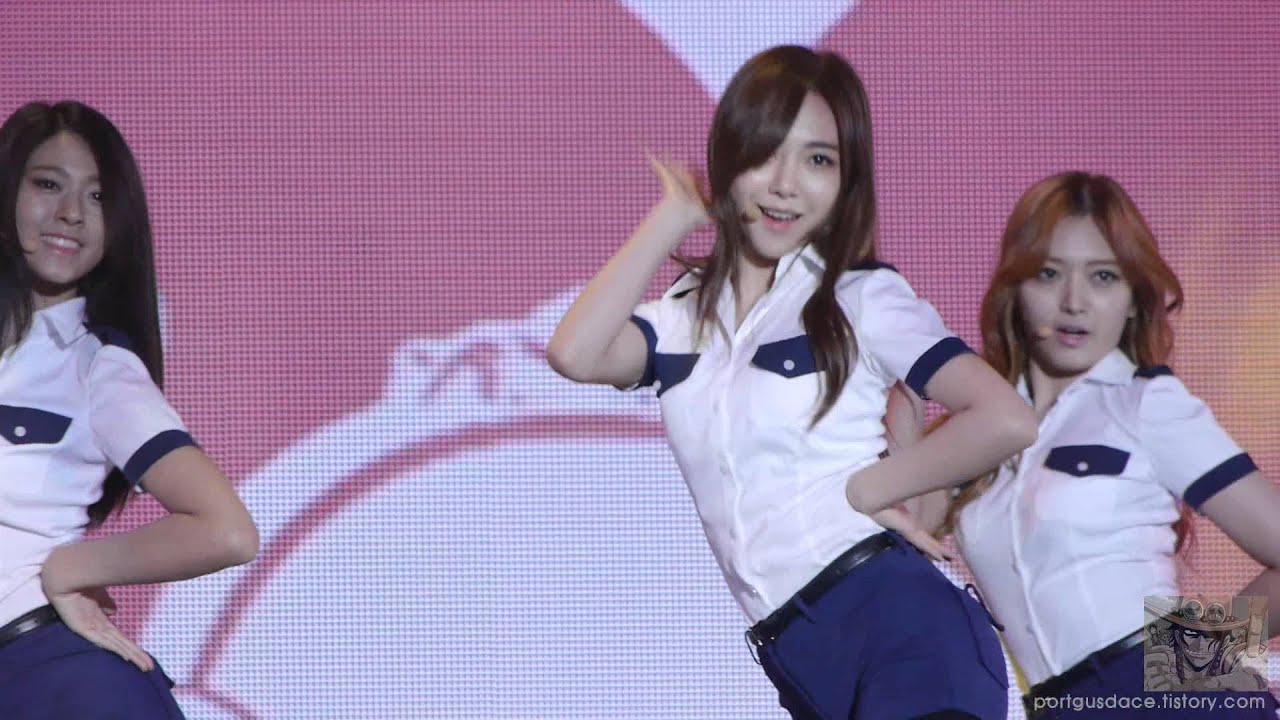 140808 속초 음악대향연 개막공연 AOA 단발머리 (민아) by ace