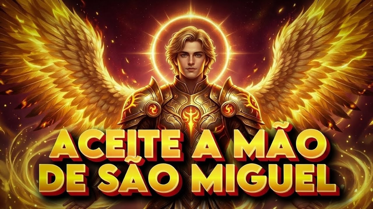 ACEITE A MÃO DE SÃO MIGUEL, ELE ESTÁ MUITO TRISTE