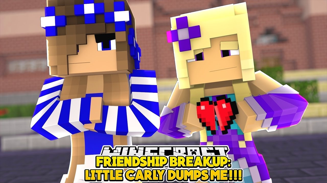 FRIENDSHIP OVER!! LITTLE CARLY HATES ME!! - Baby Angel Minecraft/Roleplay