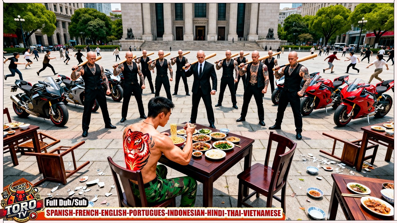Dios de la Guerra Come en la Calle, Pandilleros lo Provocan y Derriba a 99 con una Mano