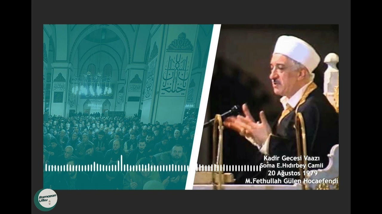 Vaazlardan Dualar-8 | 20 Ağustos 1979 | Soma Emir Hıdırbey Camii | Kadir Gecesi Vaazı