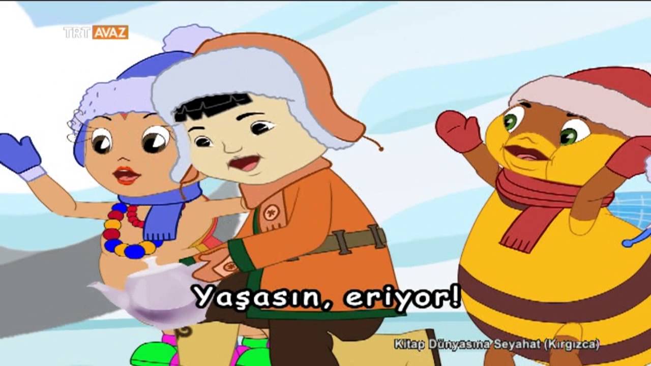 Karı Nasıl Eriteceğiz? - Kitap D&uuml;nyasına Seyahat - Kırgız T&uuml;rk&ccedil;esi &Ccedil;izgi Film - TRT Avaz