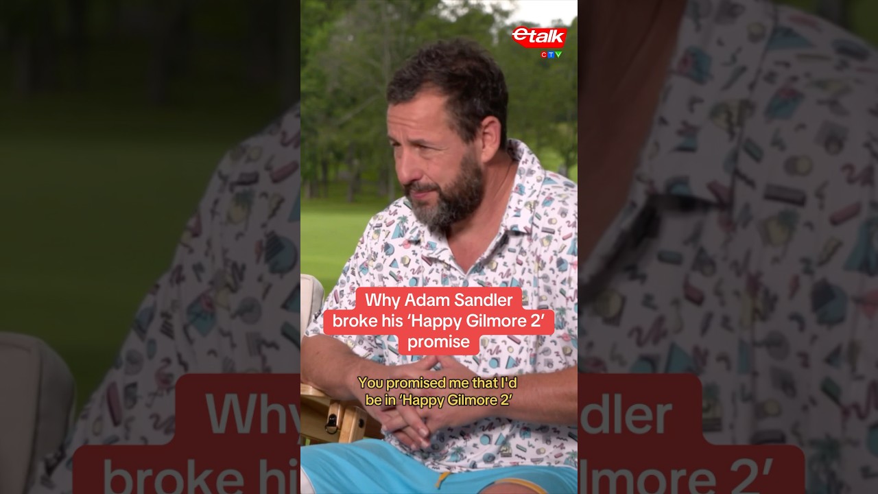 Why Adam Sandler broke his &lsquo;Happy Gilmore 2&rsquo; promise