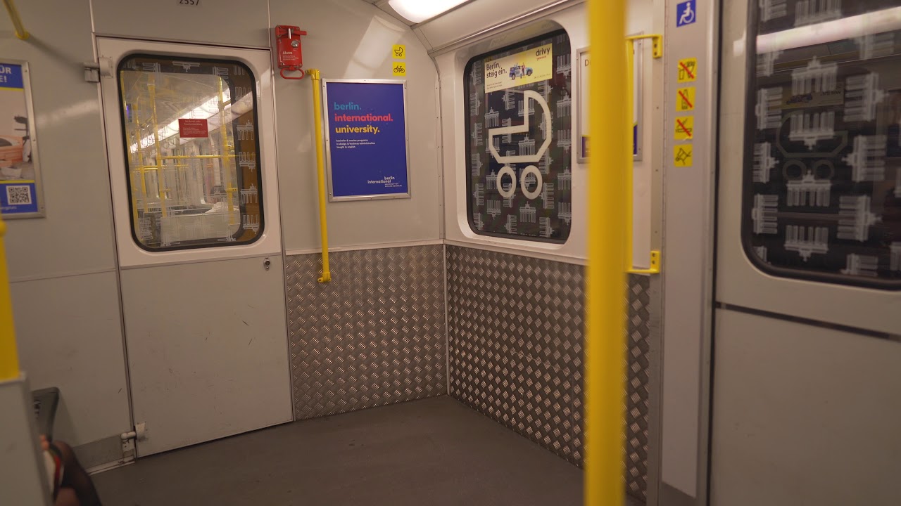 Germany, Berlin, U-Bahn ride from Wittenau to Rathaus Reinickendorf
