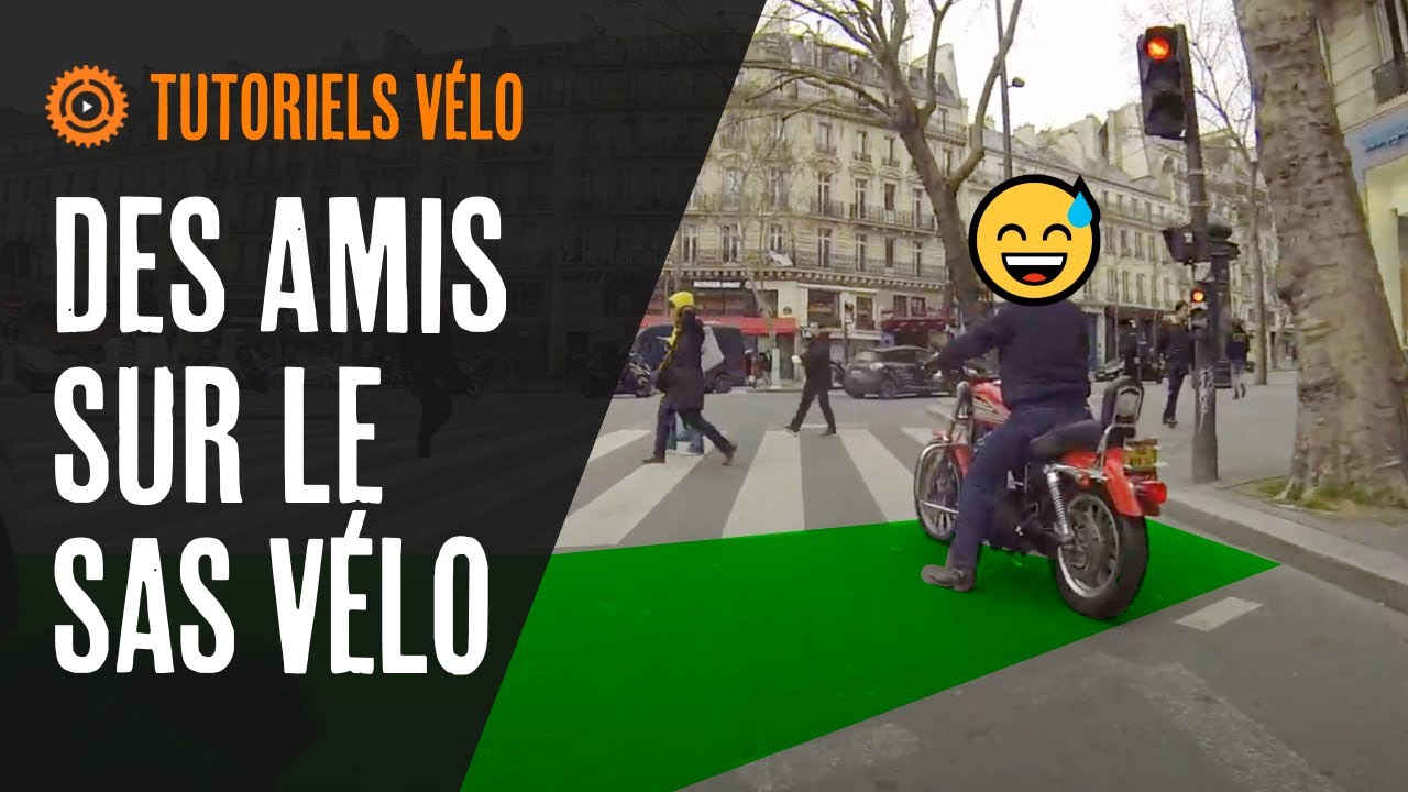 JE ME FAIS DES AMIS SUR LE SAS VÉLO 😅 (Paris à vélo)