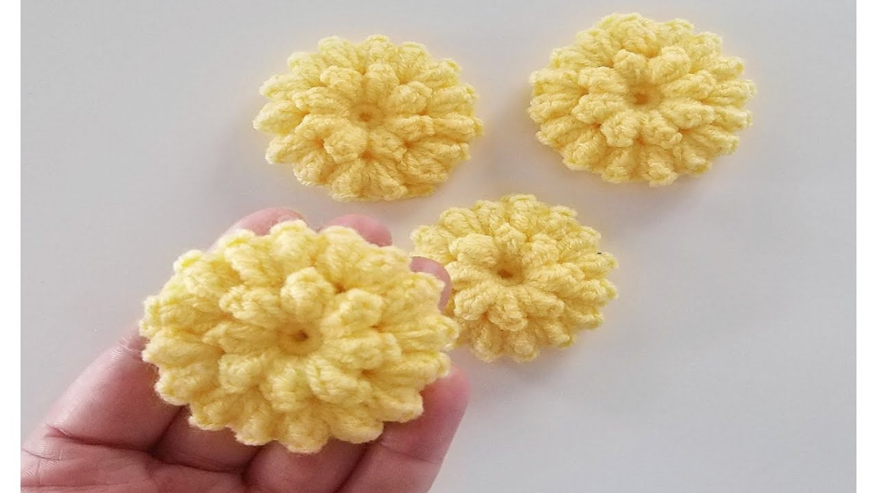 Popcorn cicek yapımı