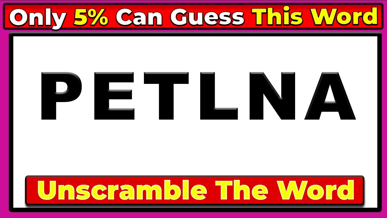 Unscramble the 6 Letter Word in Record Time || Guess the Correct Word | Guess the Word Challenge 49