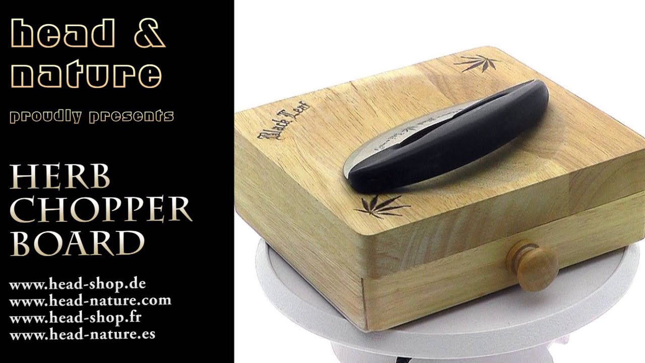Herb chopper with Board - head&nature