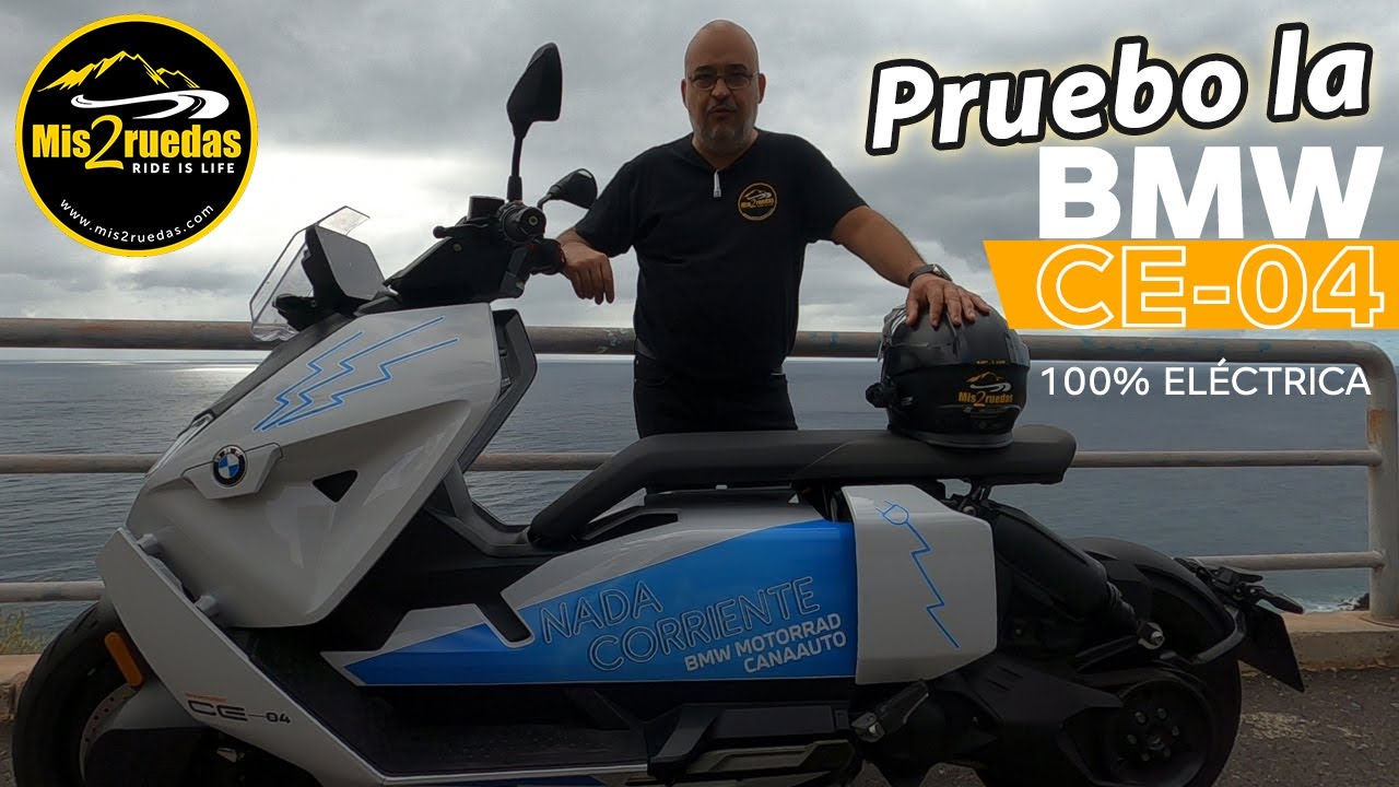 Pruebo la  BMW CE04 moto eléctrica 100% de BMW. Una maxiscooter eléctrica para el día a día.